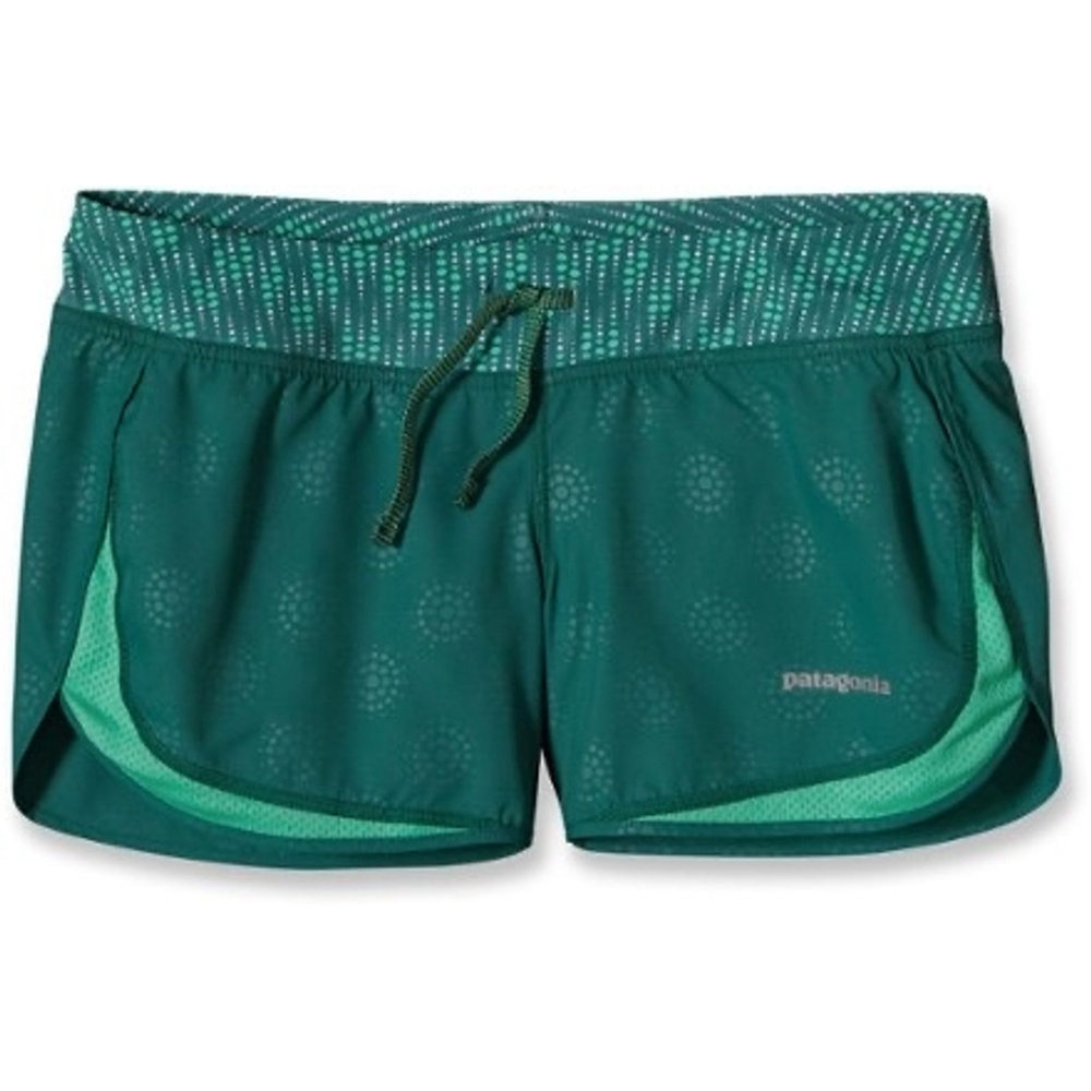 Women's Patagonia Strider Shorts Size small Green Teal